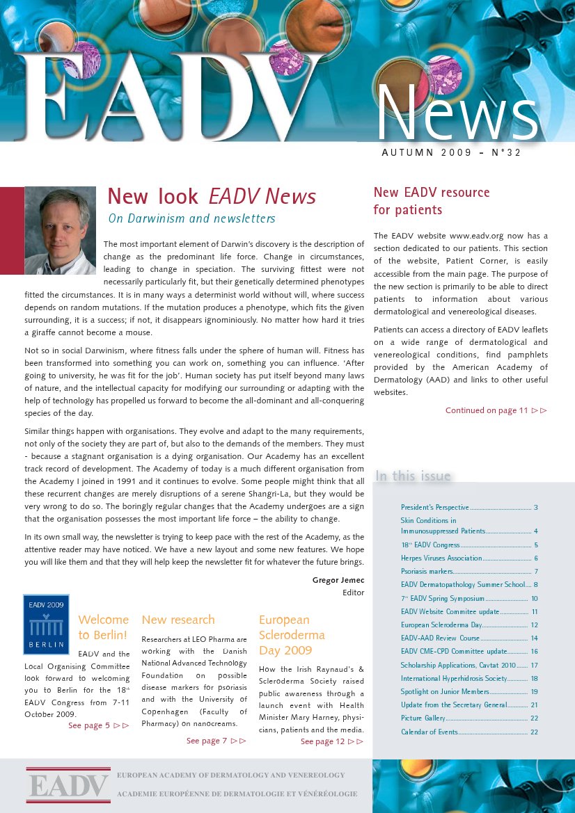EADV Newsletter - Autumn issue 2009