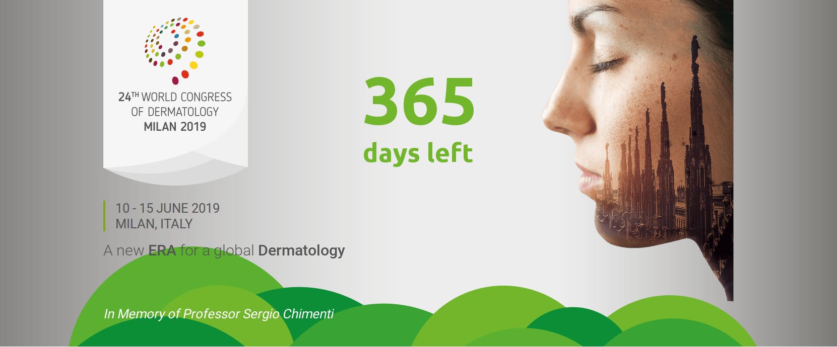 Mancano 365 giorni al 24° World Congress of Dermatology
