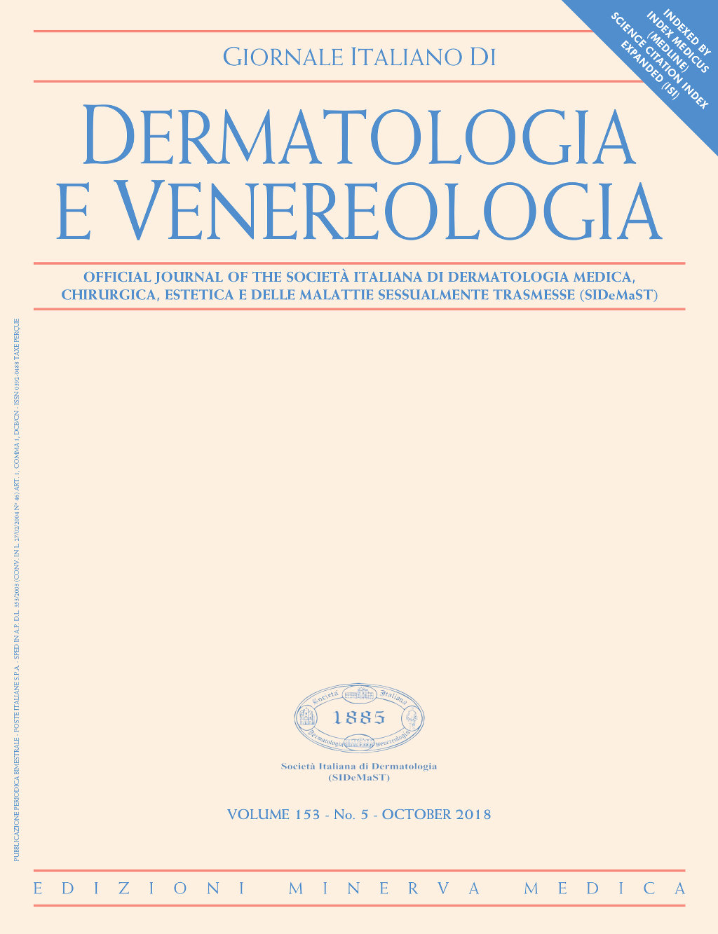 GIDV - Anno 2018 - Volume 153 - Numero 5