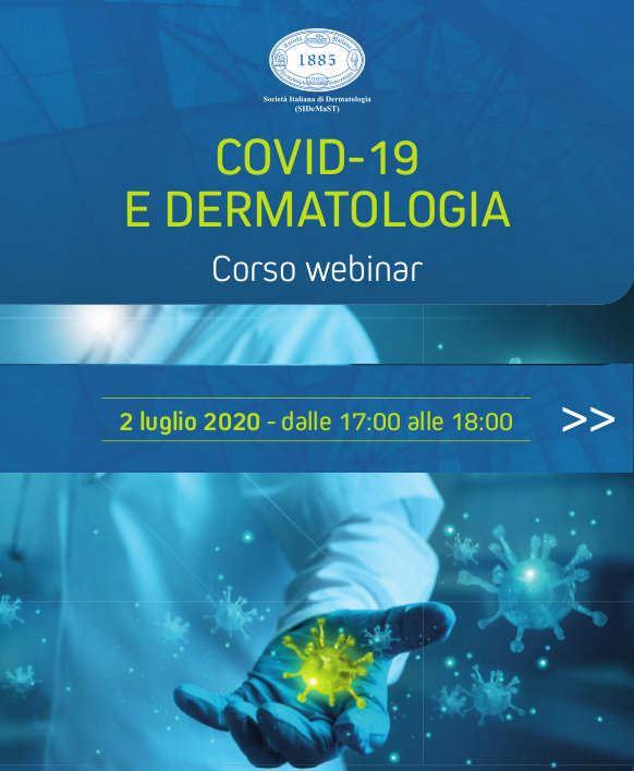 SIDeMaST WEBINAR COVID 19 e Dermatologia