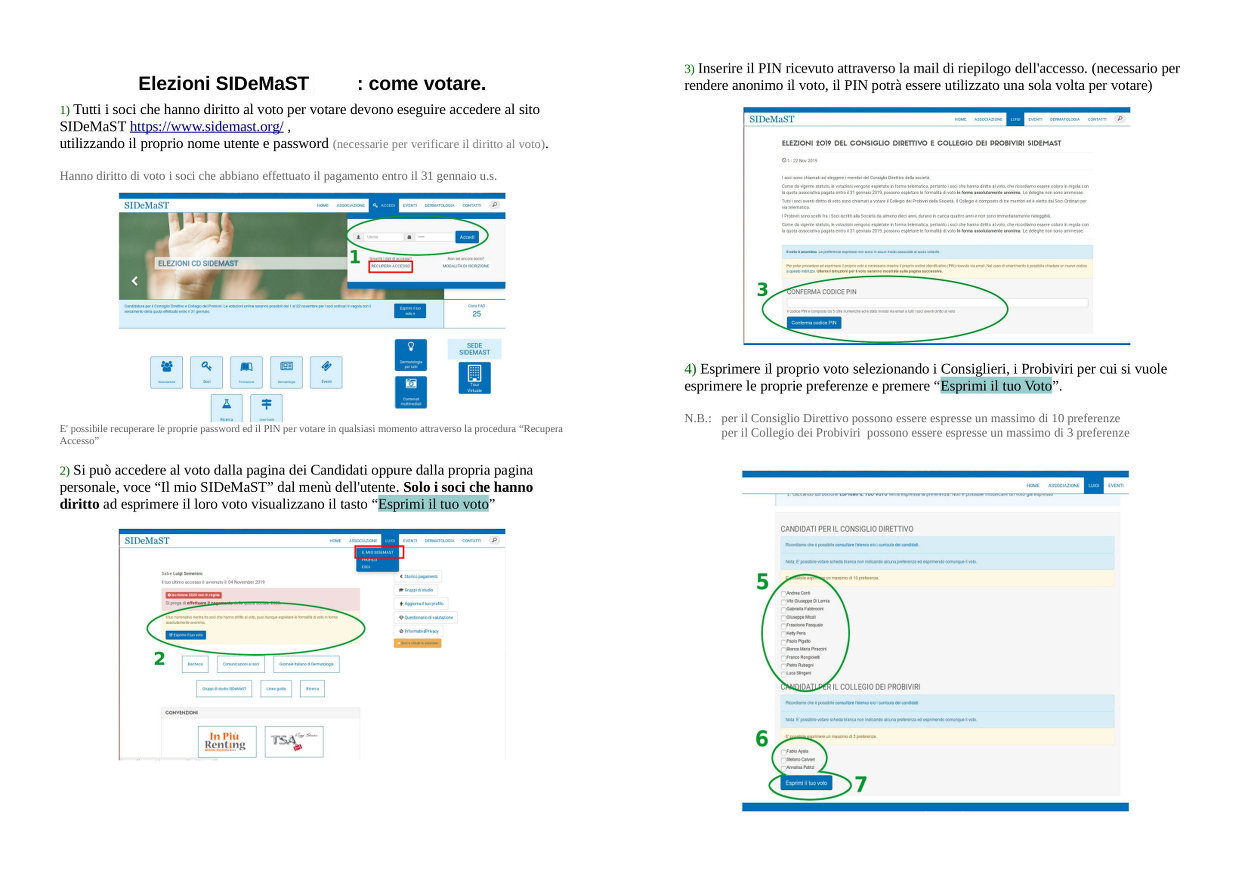 Elezioni SIDeMaST 2022: come votare