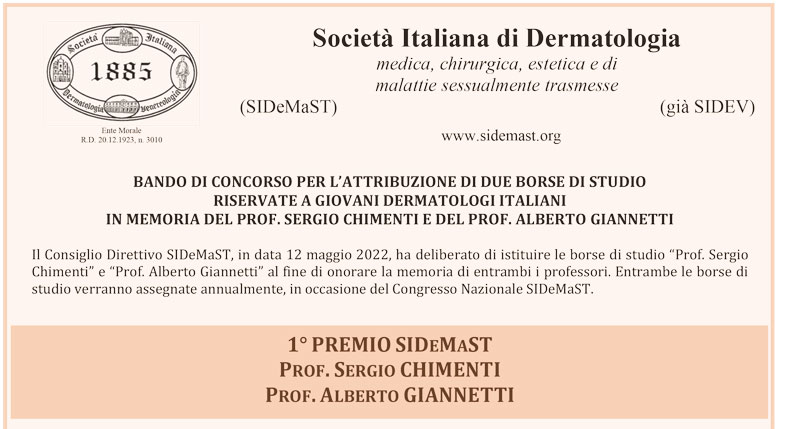 Premi Prof. Sergio Chimenti e Prof. Alberto Giannetti