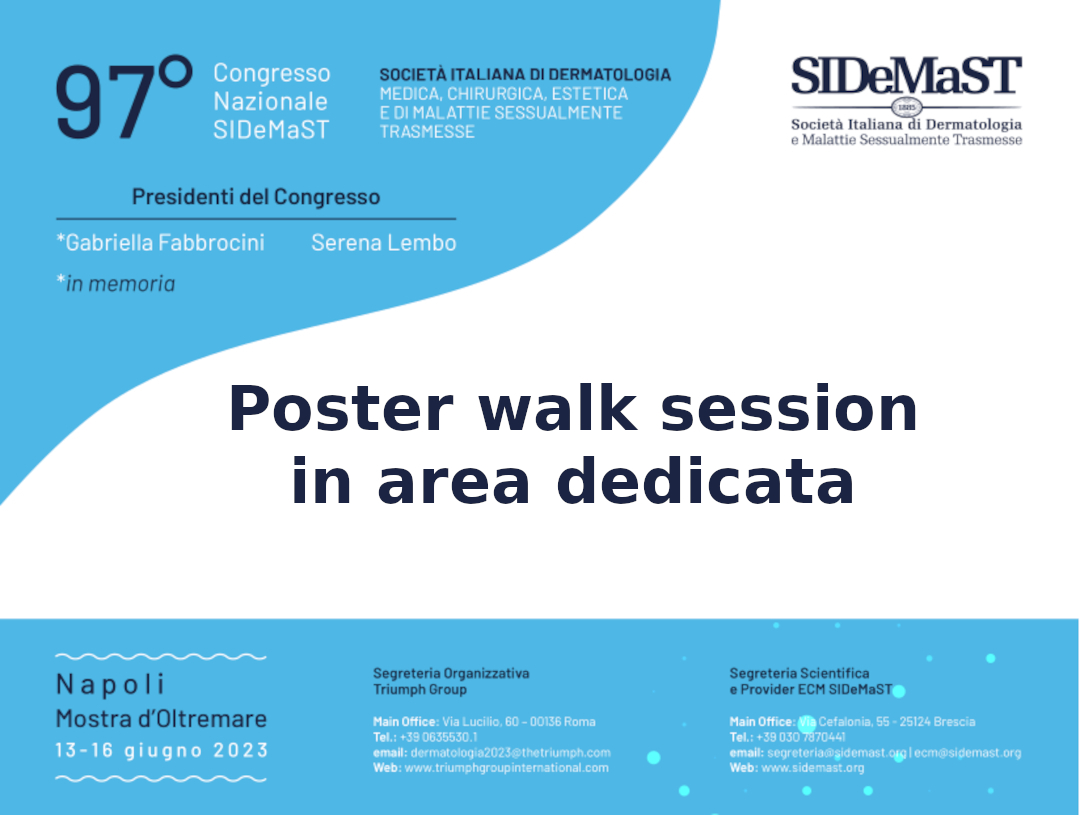 Congresso 2023 poster walk session in area dedicata