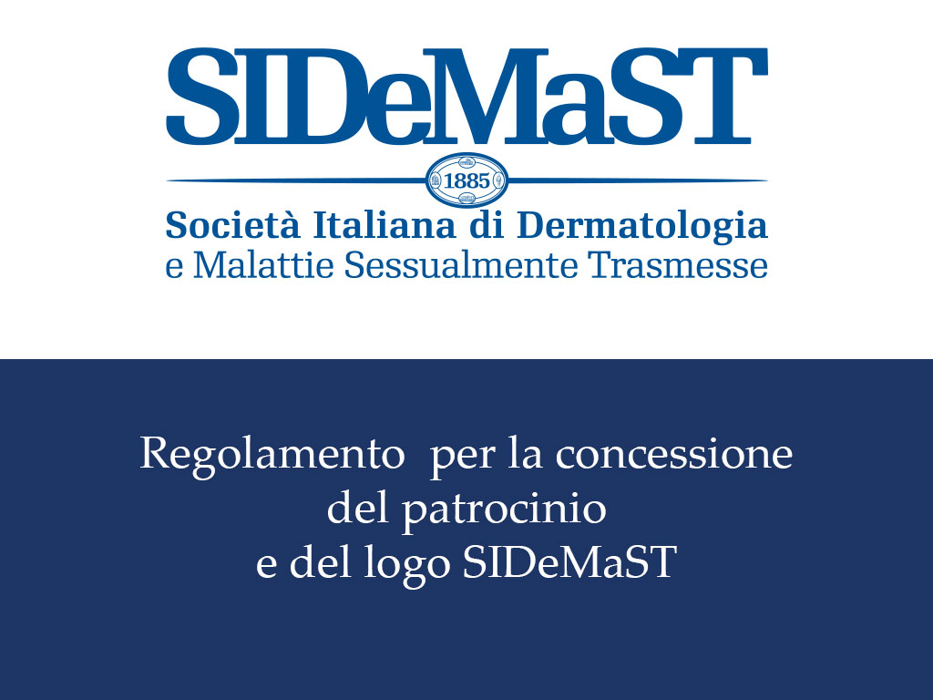 Regolamento per la concessione del patrocinio e del logo SIDeMaST