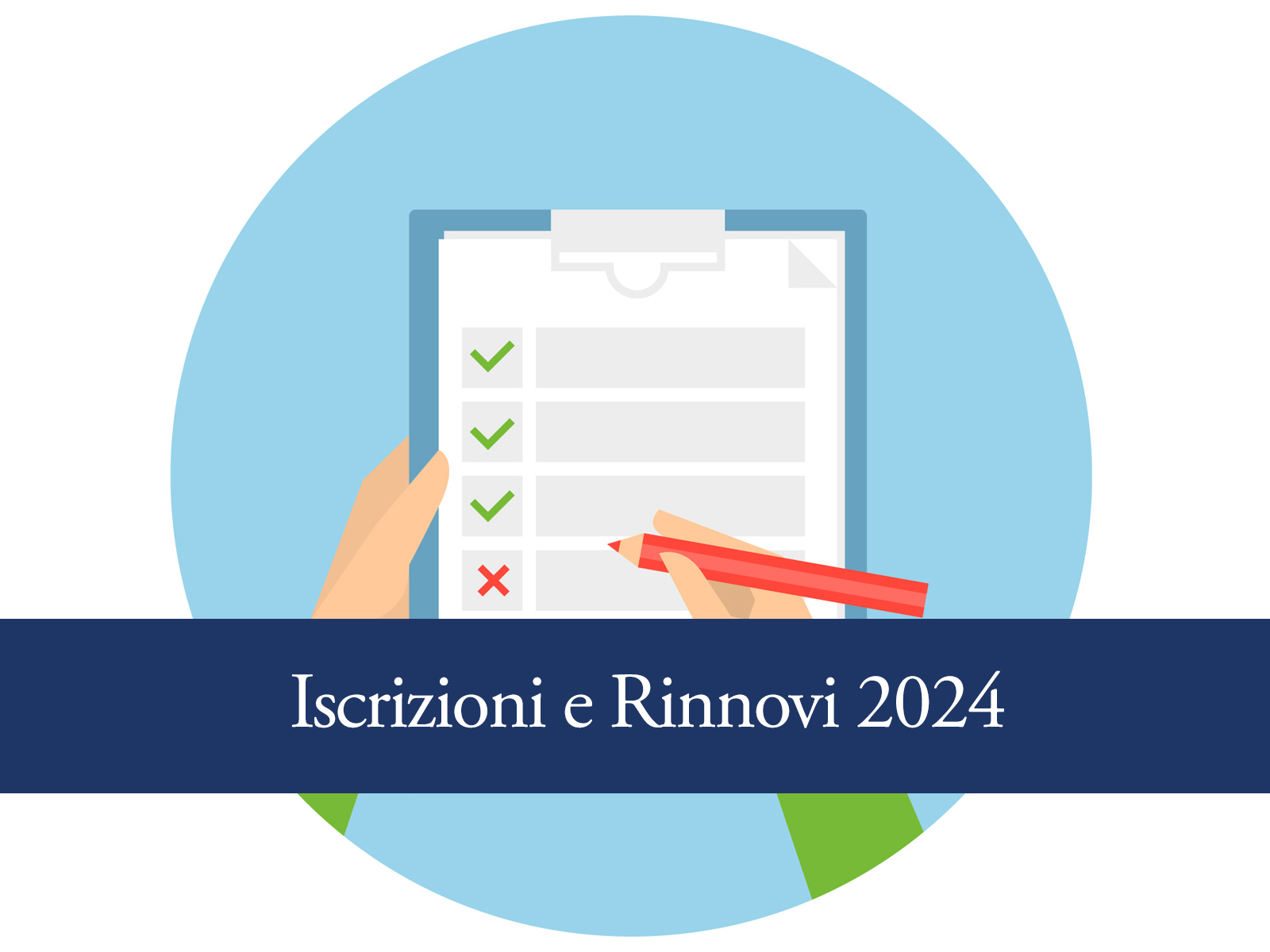 Iscrizioni e rinnovi 2024  da dicembre