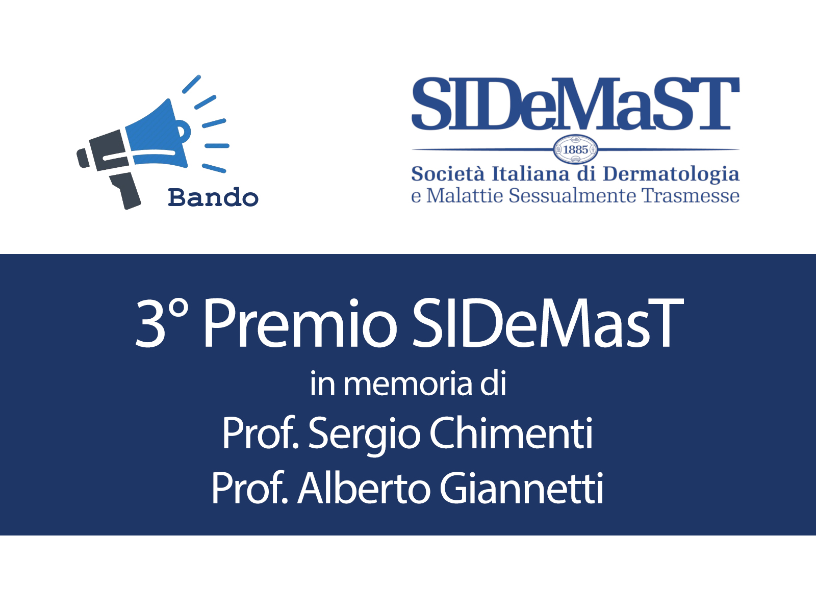 Vincitori 3° Premio SIDeMaST