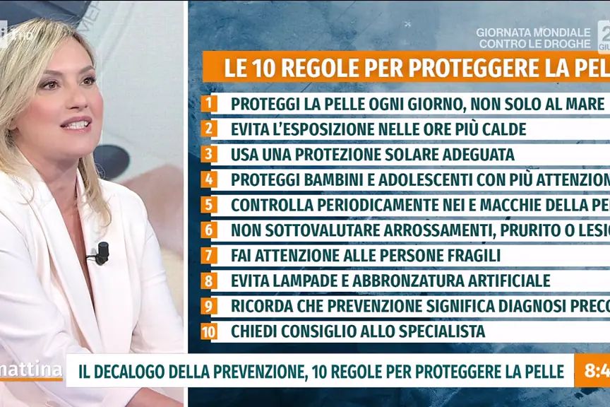 Nasce la Prima Giornata Nazionale della Prevenzione Dermatologica