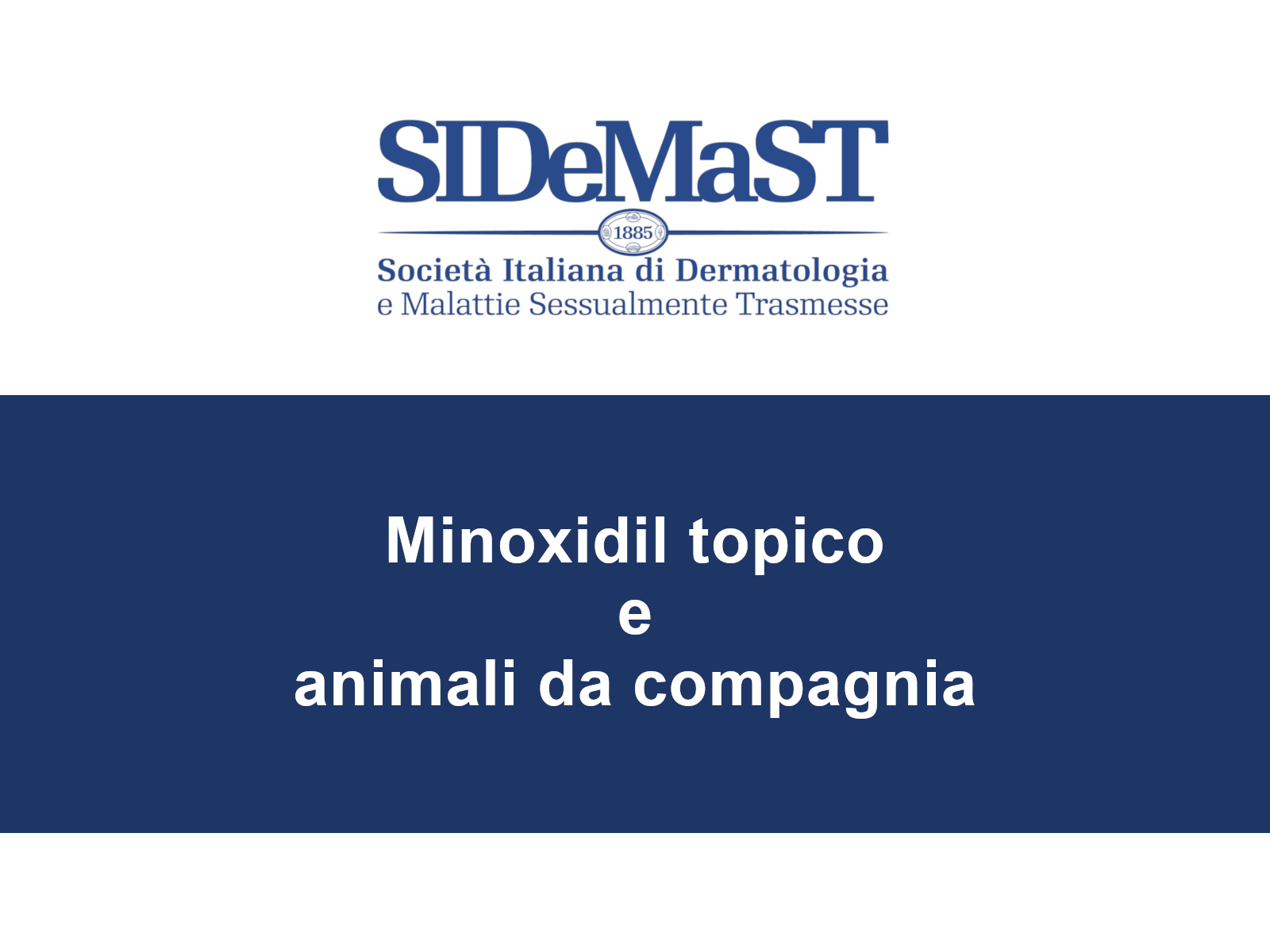 Minoxidil topico e animali da compagnia