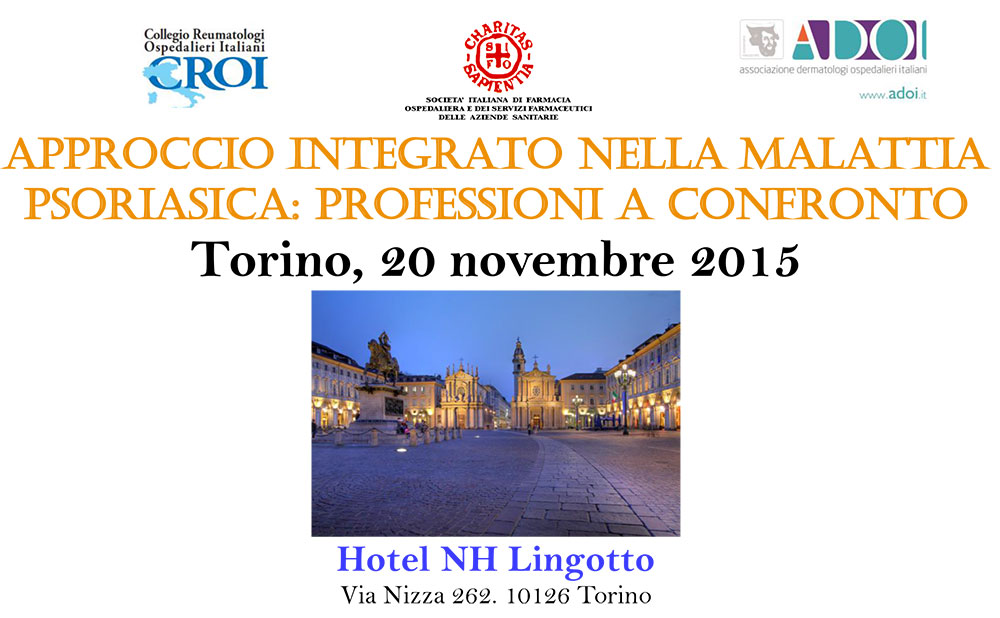 Approccio integrato nella malattia psoriasica: Professioni a confronto