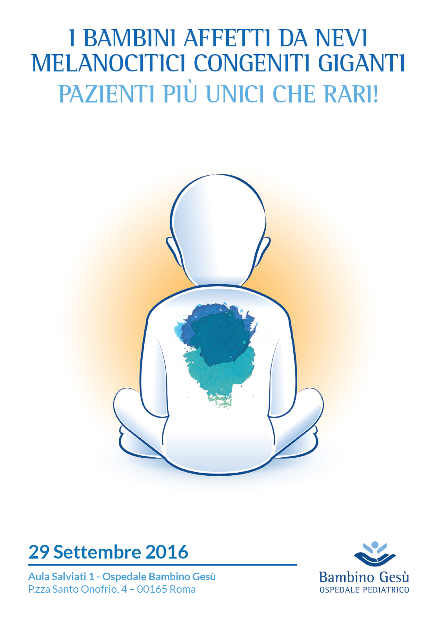 I bambini affetti da nevi melanocitici congeniti giganti. Pazienti piu' unici che rari!