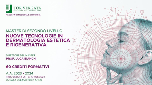 Master di secondo livello tecnologie in dermatologia estetica e rigenerativa