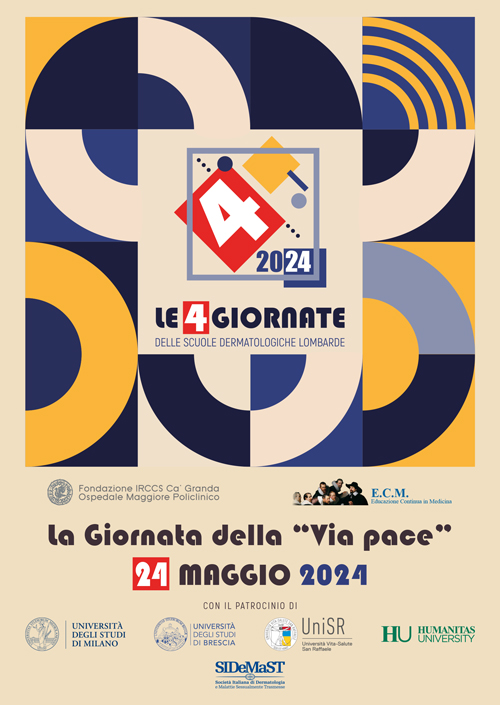 Le 4 Giornate delle Scuole Dermatologiche Lombarde la giornata della Via Pace