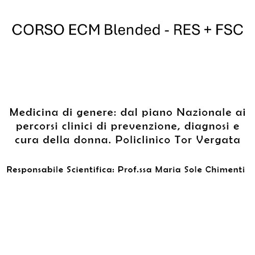 Medicina di genere: dal piano Nazionale ai percorsi clinici di prevenzione