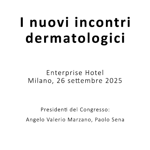 I nuovi incontri dermatologici