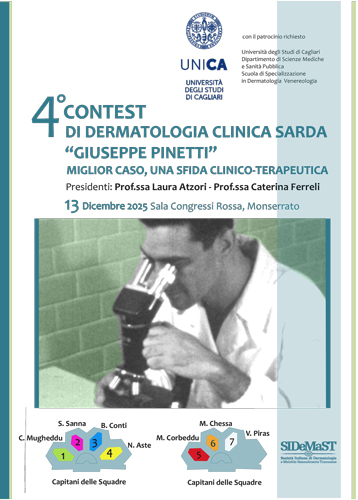 4° Contest di dermatologia clinica sarda “Giuseppe Pinetti”