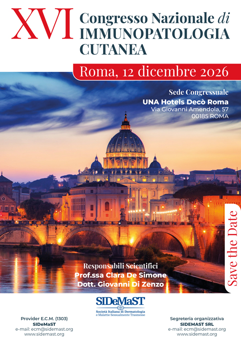 XVI Congresso Nazionale di Immunopatologia Cutanea
