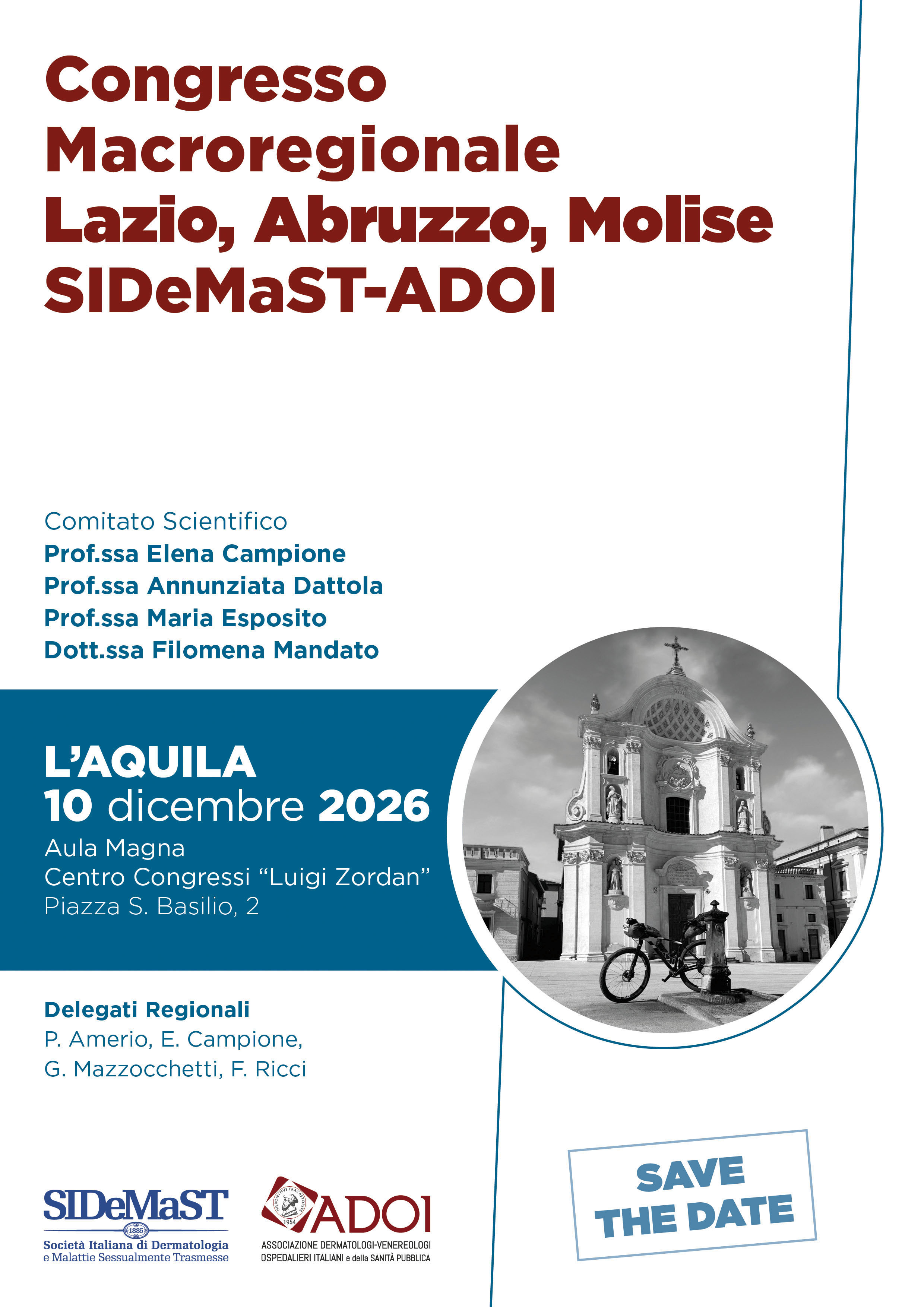 Congresso Macroregionale Lazio, Abruzzo, Molise SIDeMaST-ADOI