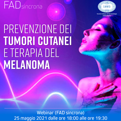 Webinar - Prevenzione dei tumori cutanei e terapia del melanoma